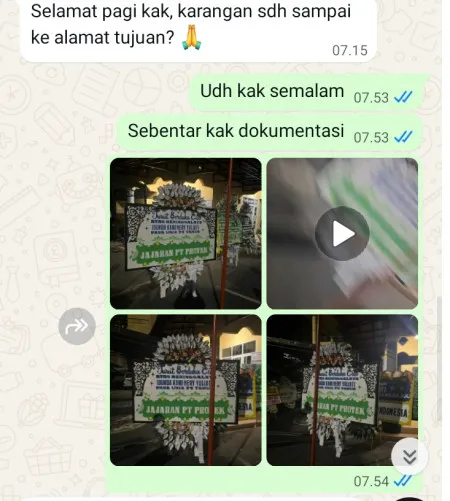 Pengiriman Papan Bunga Selamat Kadujajar Malingping