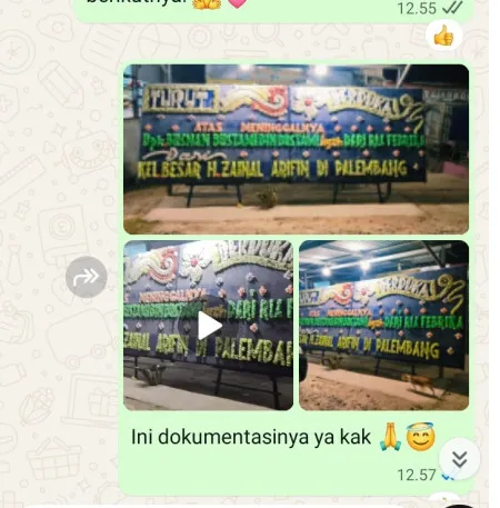 Pengiriman Papan Bunga Duka Kadujajar Malingping